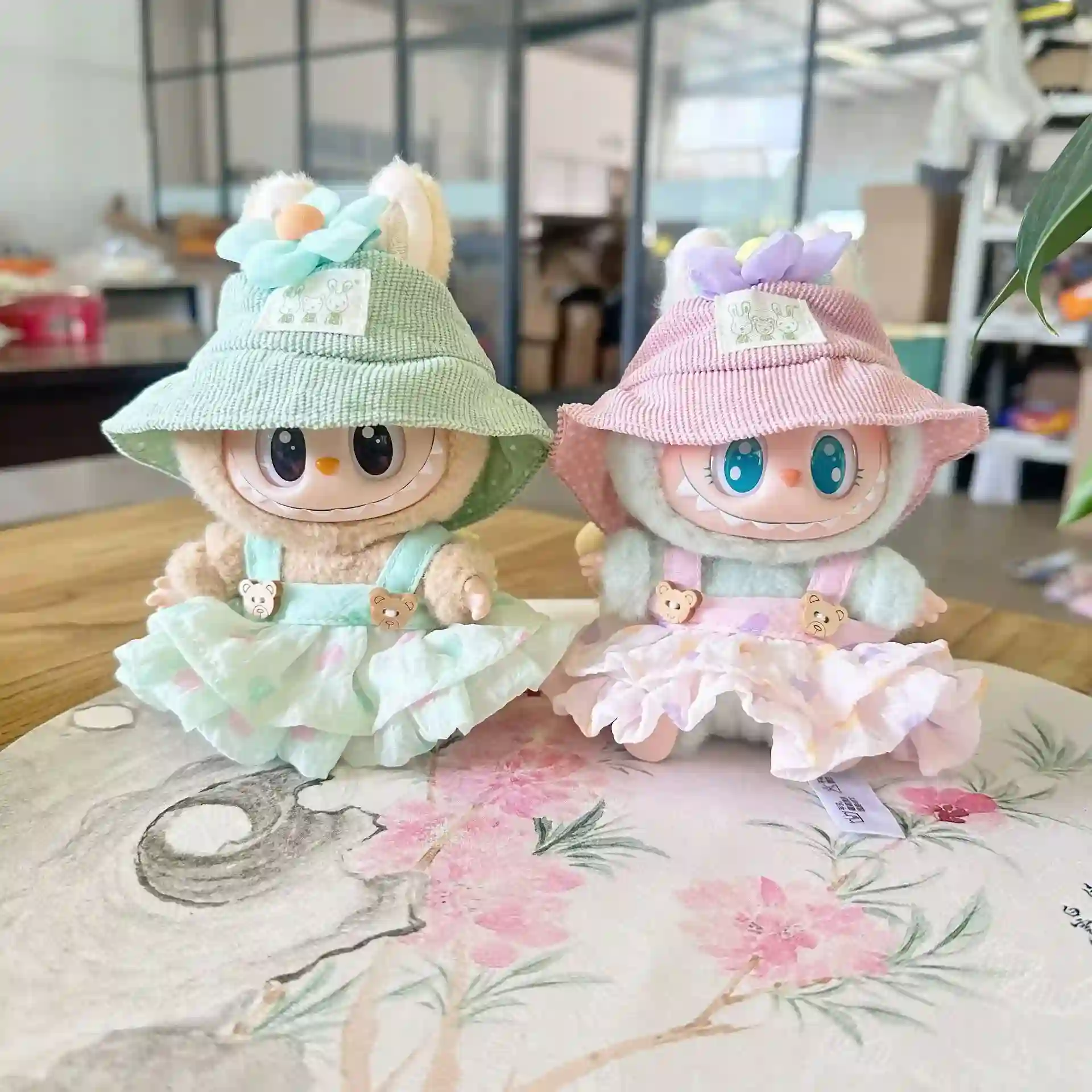 15 17cm labubu doll clothes high quality soft fabric