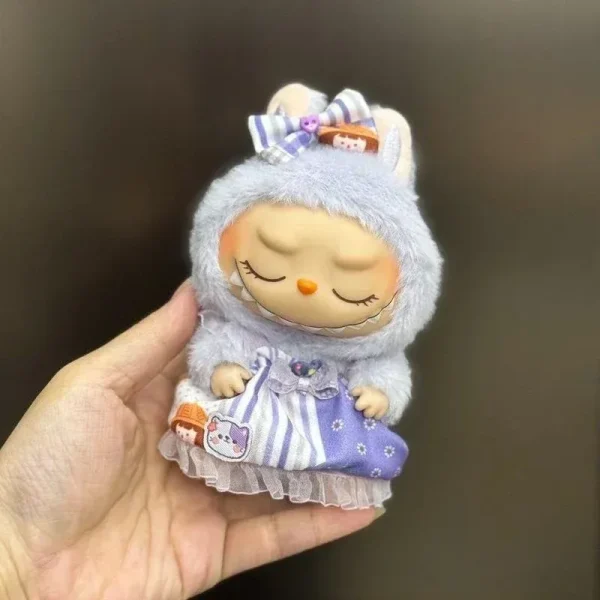 15 17cm labubu doll clothes bunny themed outfit accessory