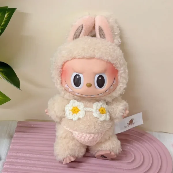 15 17cm labubu doll clothes summer makeover accessories