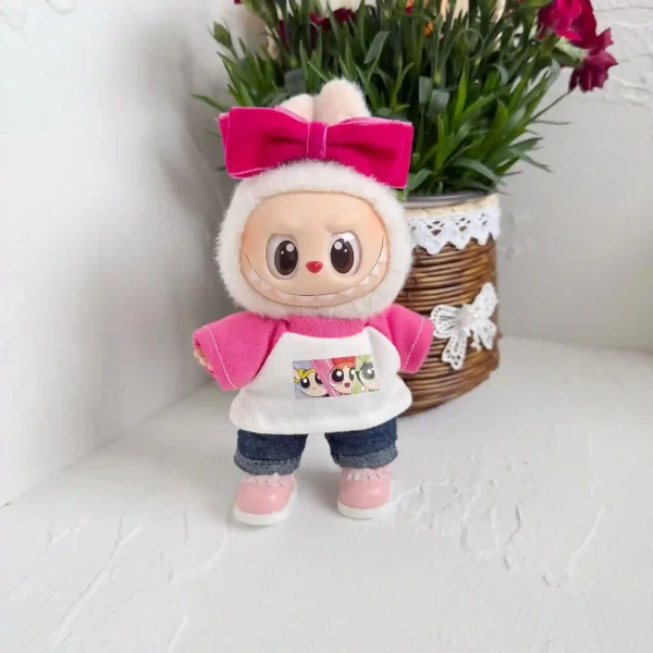 17cm Labubu Doll Outfit First Second Generation Compatibility