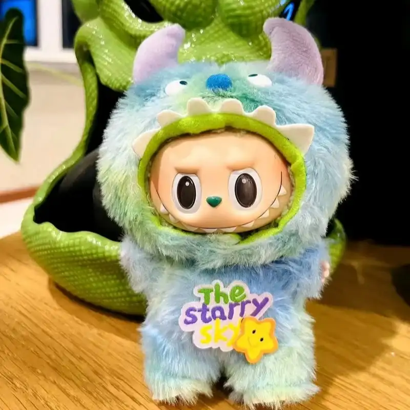 17cm Labubu Sullivan alien monster costume outfit only