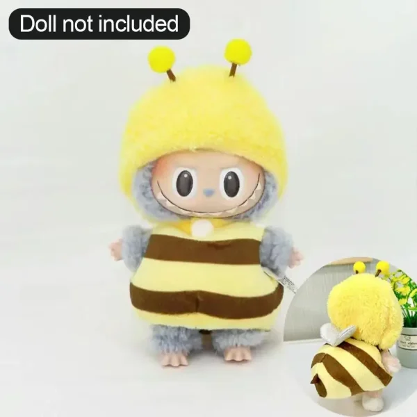 17cm Labubu doll accessories for creative play