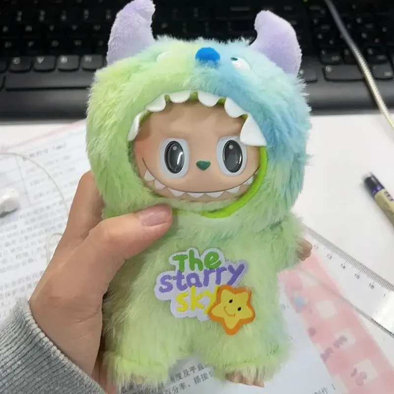 17cm Labubu doll accessory monster costume outfit set