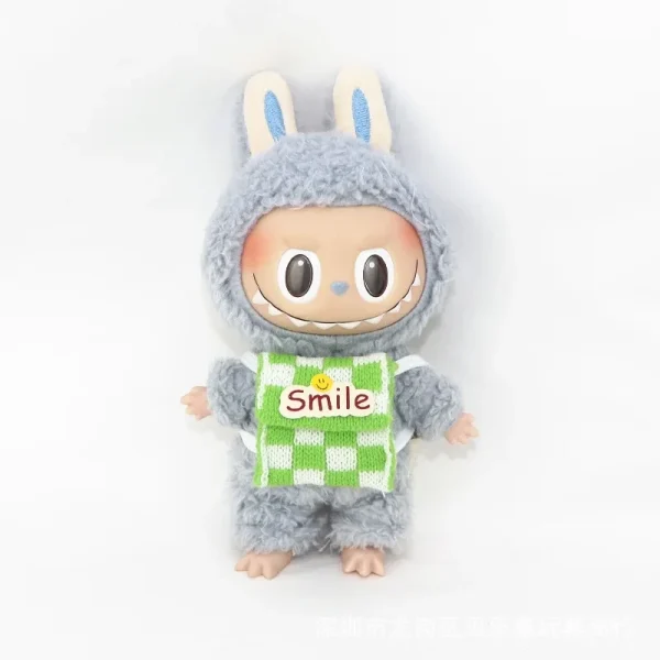17cm Labubu doll bunny costume for kids aged 6 and up