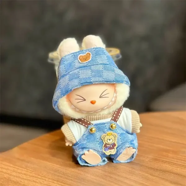 17cm Labubu doll clothes accessories included outfit set