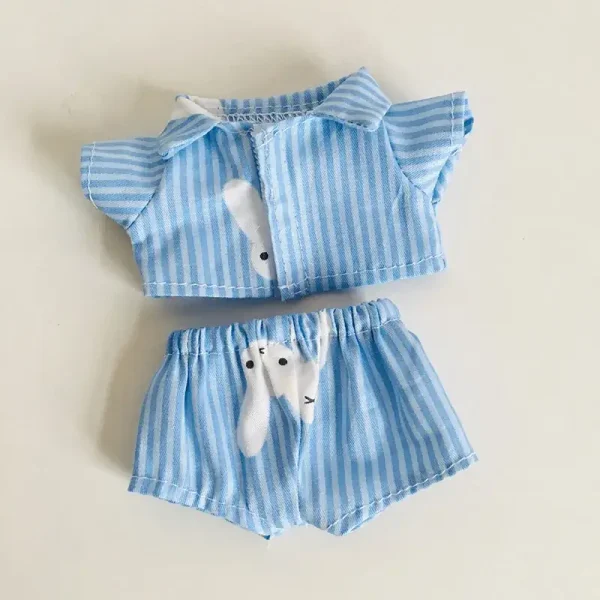 17cm Labubu doll clothes custom designer pajamas