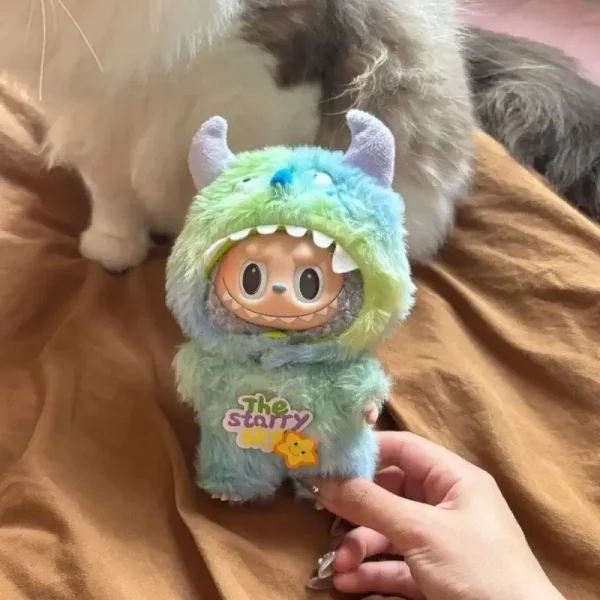 17cm Labubu doll monster costume for imaginative play
