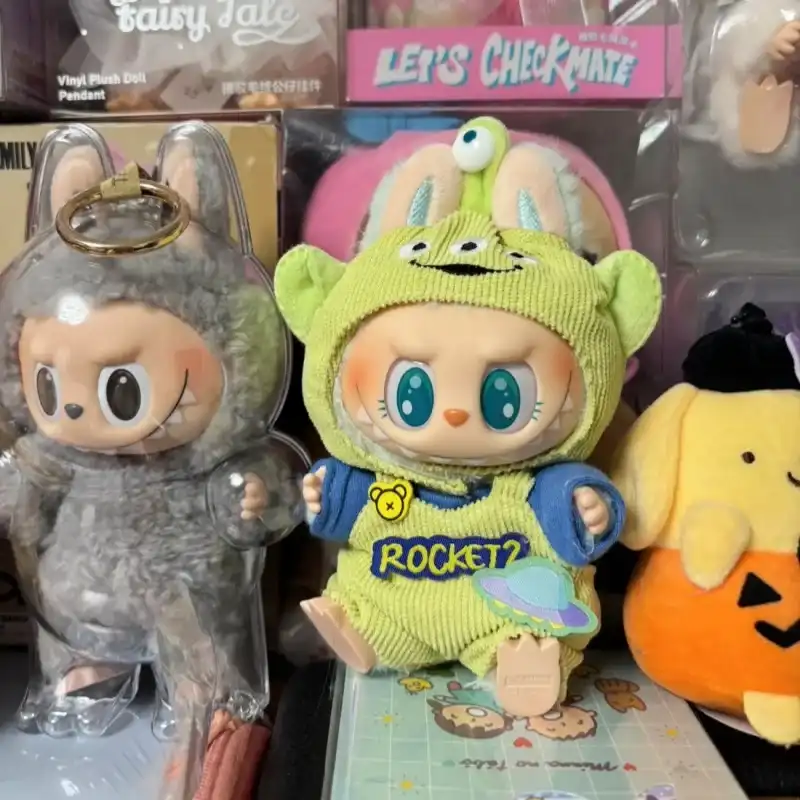 17cm Labubu doll monster costume spot clean only