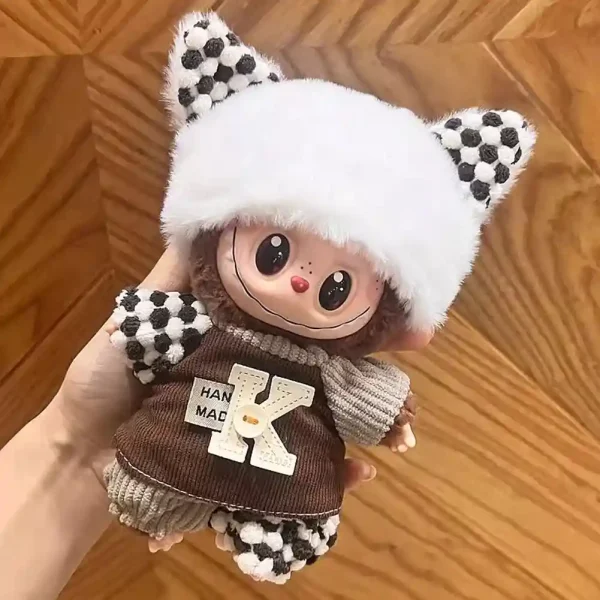 17cm Labubu doll outfit set clothing only doll not included