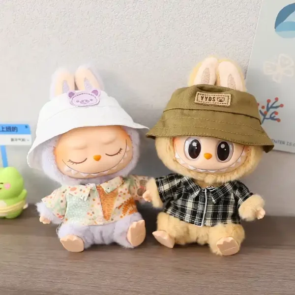 17cm Labubu doll outfit set for gift and present