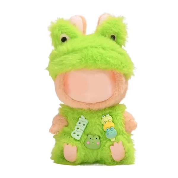 17cm Labubu frog costume outfit for special occasions