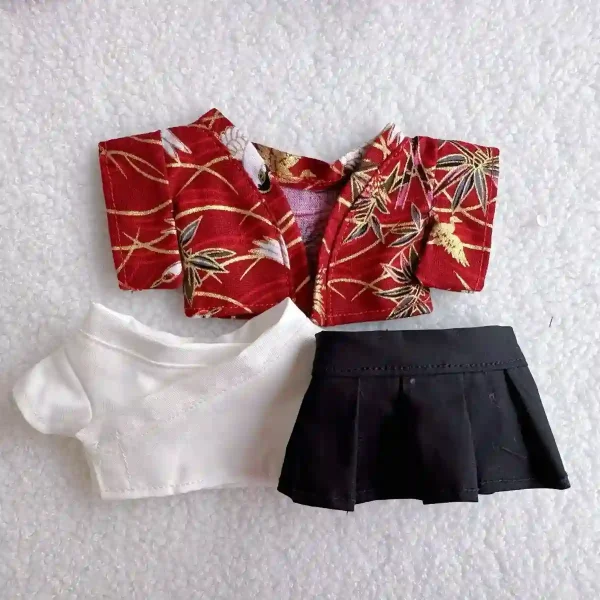 17cm Labubu kimono outfit set exceptional attention detail