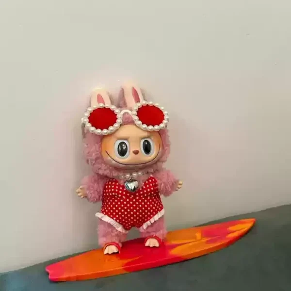 17cm Labubu summer outfit photoshoot accessories included