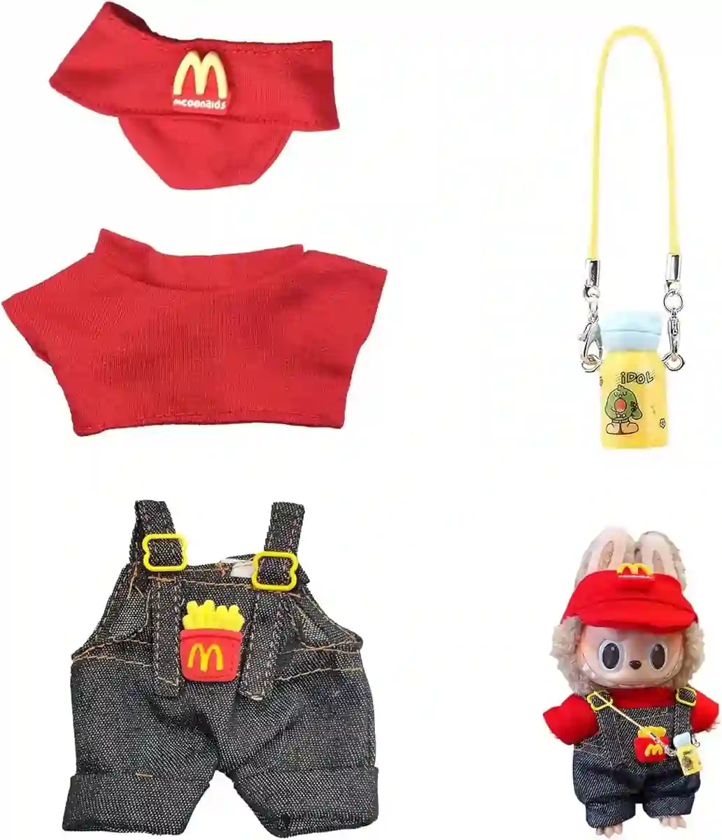 17cm labubu doll clothes perfect for photoshoot and play