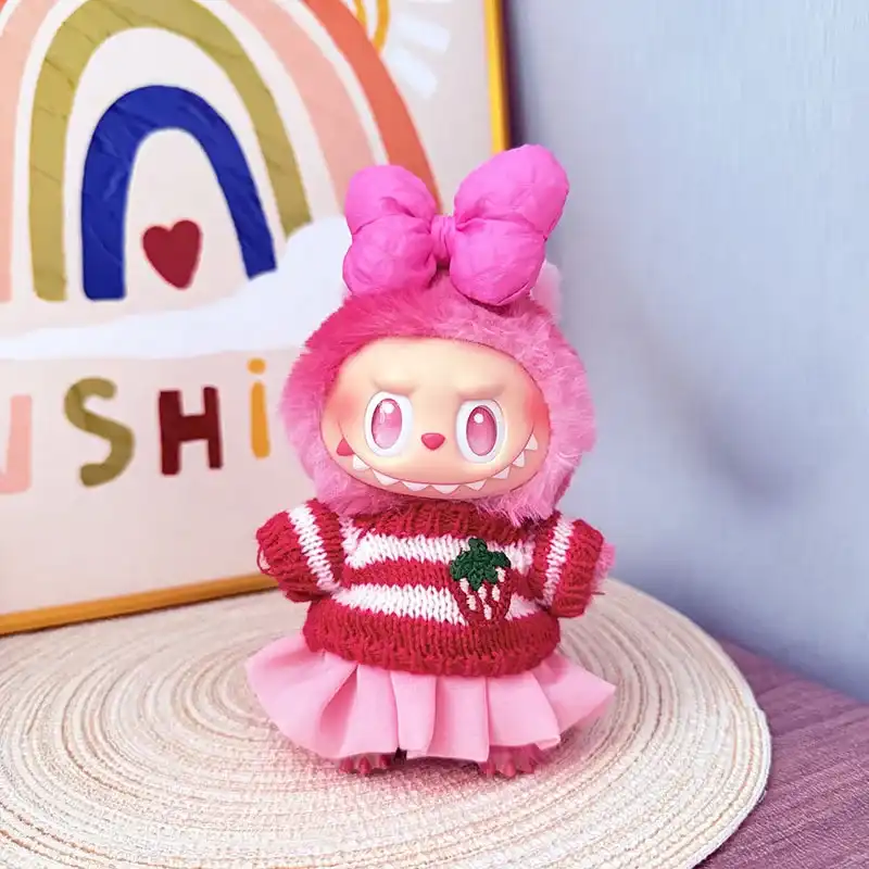 17cm labubu doll clothes set gift for collectors