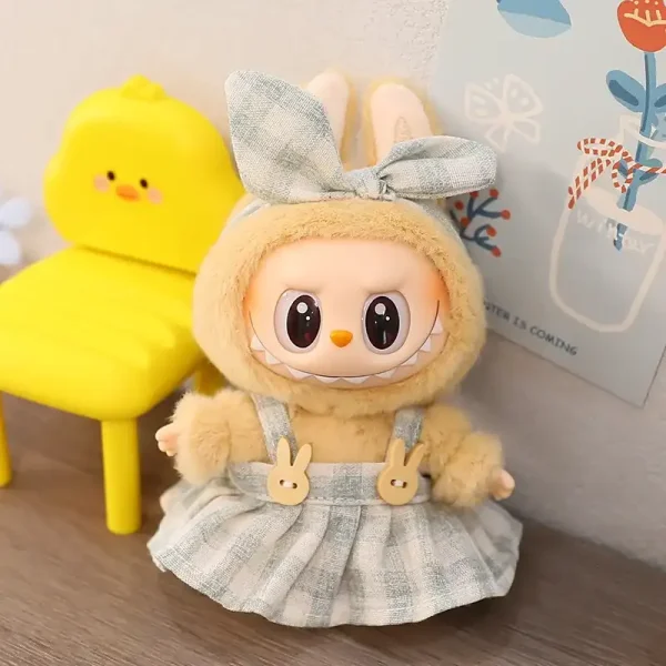 17cm labubu doll fashion outfit delicate stitching