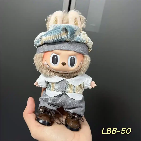 17cm labubu doll outfit party attire