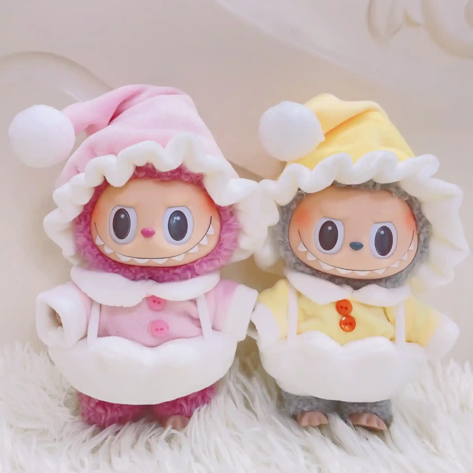 17cm labubu doll pajamas outfit perfect fit soft material