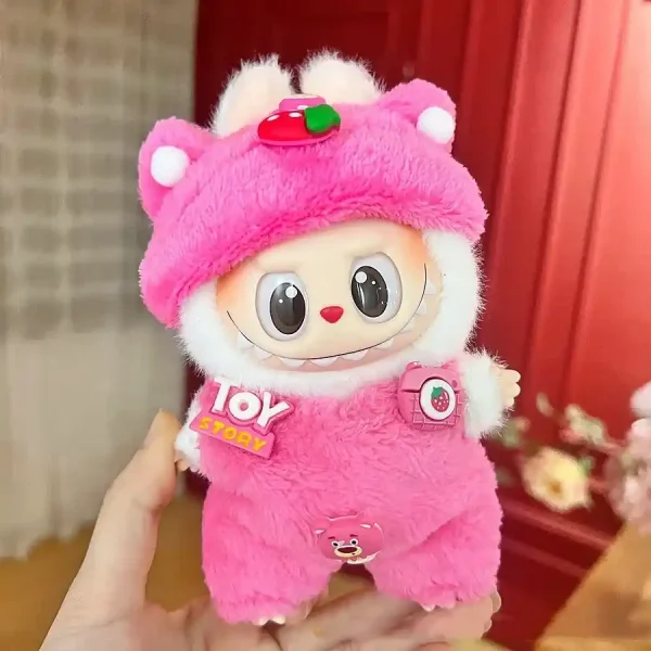 Adorable accessories included 17cm Labubu doll outfit