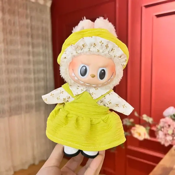 Classic diner attire inspired 17cm Labubu outfit