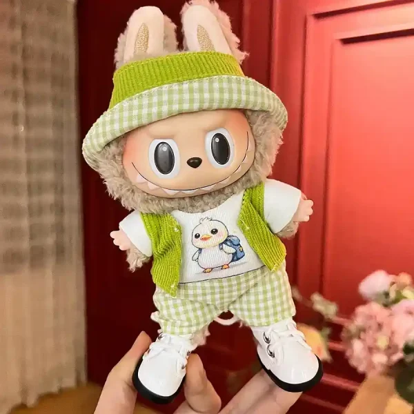Enhance your 17cm Labubu dolls features with this outfit