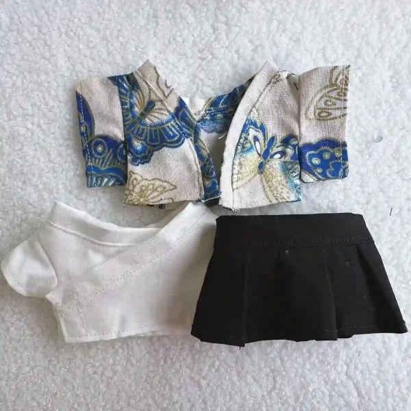 Enhancing elegance kimono outfit 17cm Labubu