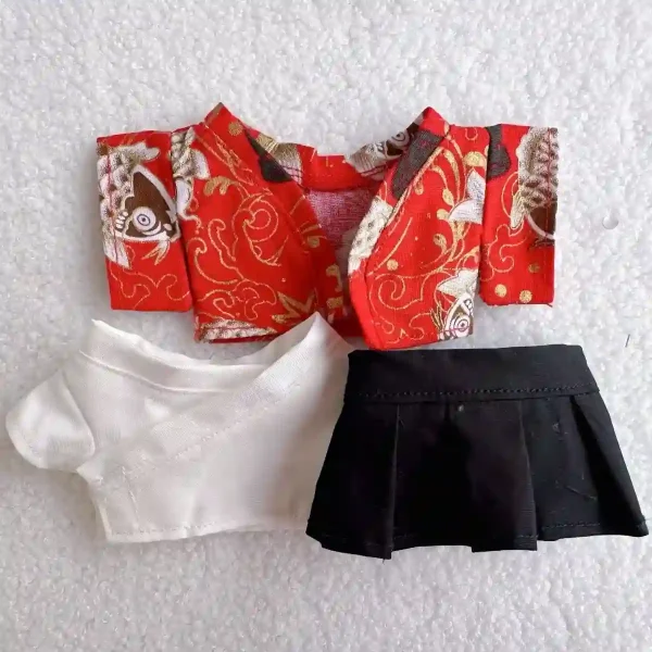 Festive celebratory spirit kimono outfit 17cm Labubu