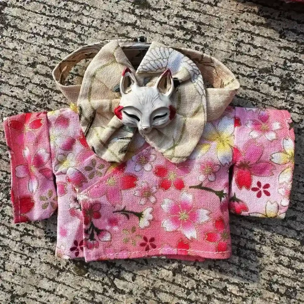 High quality stitching kimono outfit 17cm Labubu