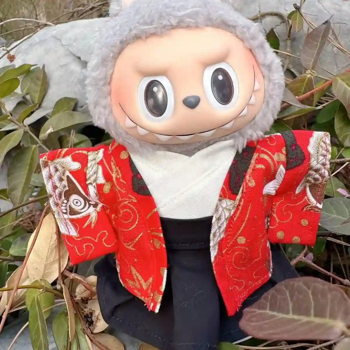 Labubu kimono outfit set for collectors 17cm