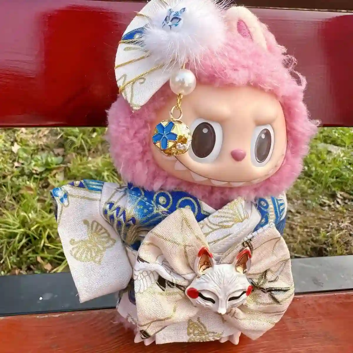 Labubu kimono outfit set miniature masterpiece