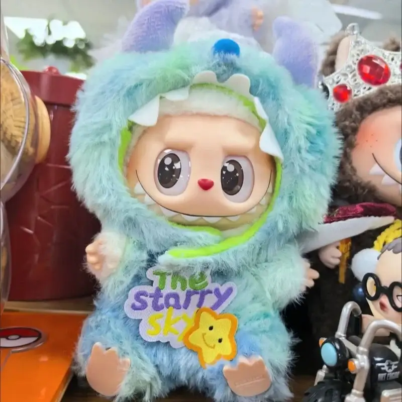 Labubu monster costume 17cm soft plush fabric design