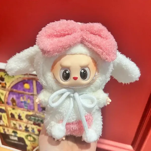Playful sophistication 17cm Labubu doll hat
