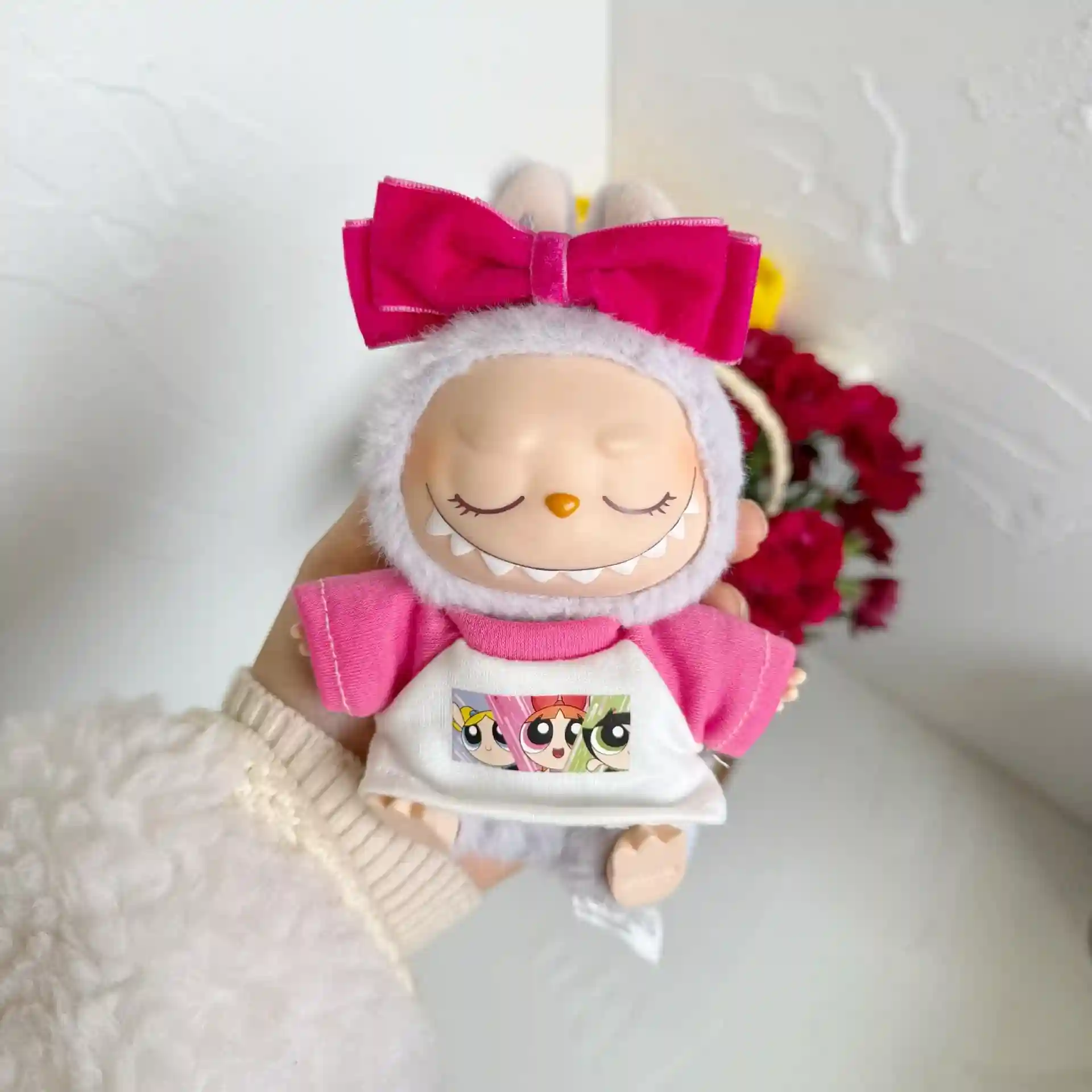Second Generation 17cm Labubu Powerpuff Girls Themed Clothes