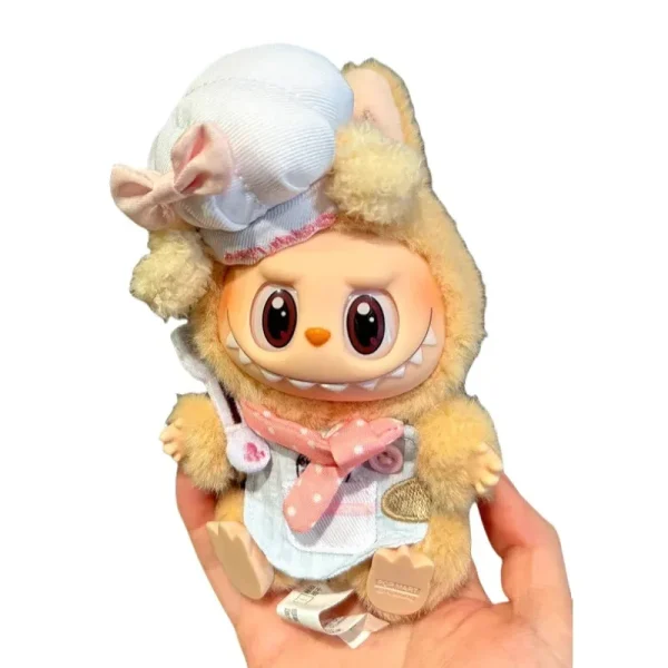 adorable 17cm Labubu doll birthday bunny outfit clothes