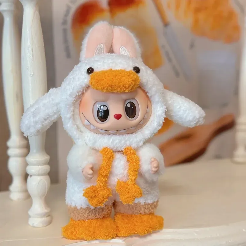 adorable 17cm Labubu doll clothes forest fairy tale theme