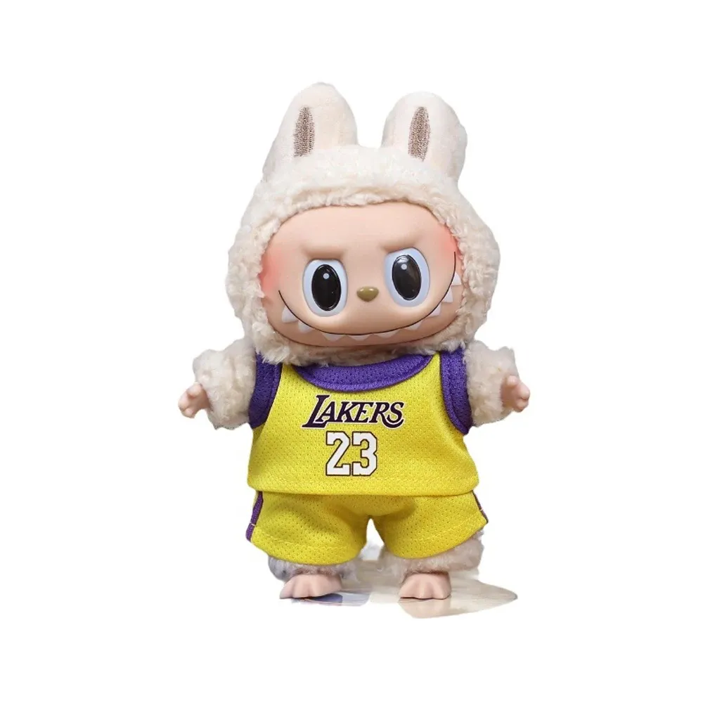 adorable Labubu basketball player outfit accessories