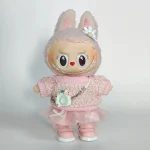 adorable bow details labubu doll tutu skirt outfit