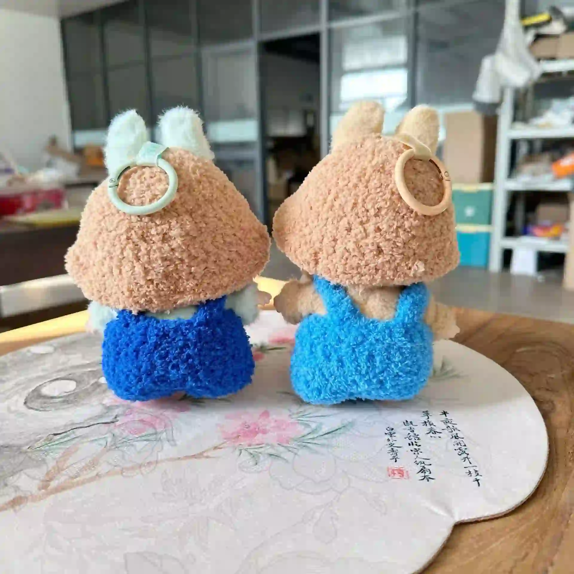 adorable bunny ears hood for 15cm 17cm labubu doll