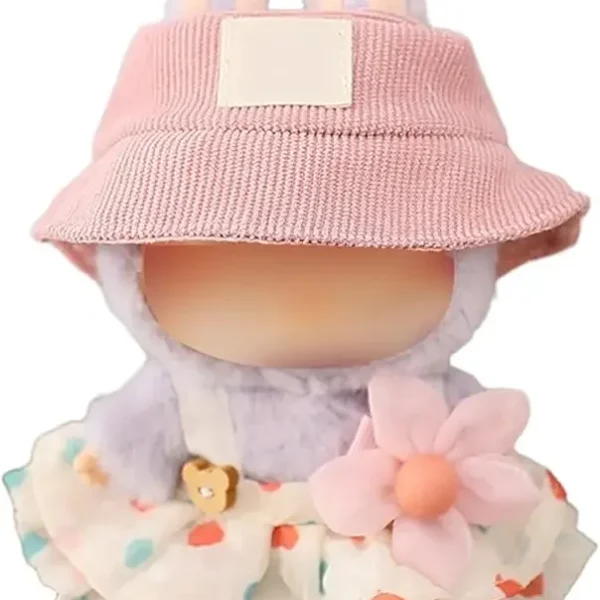 adorable bunny outfit accessories for labubu doll 17cm