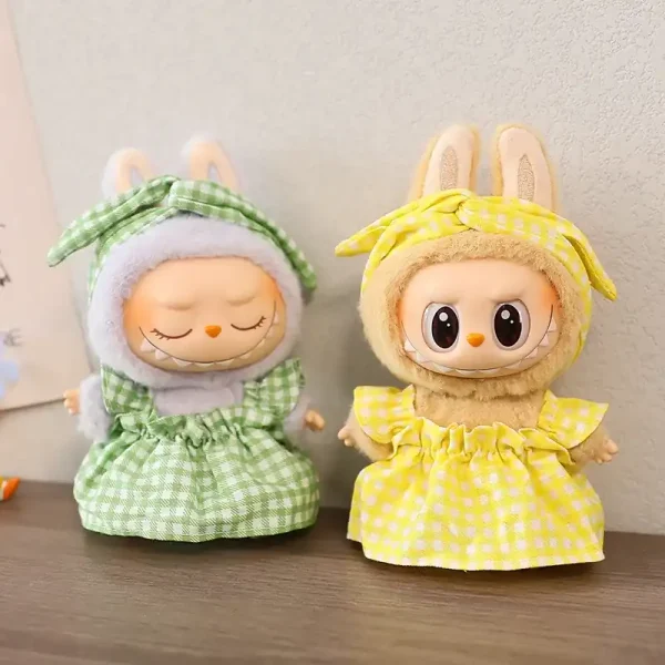 adorable bunny outfit for labubu doll playtime adventures