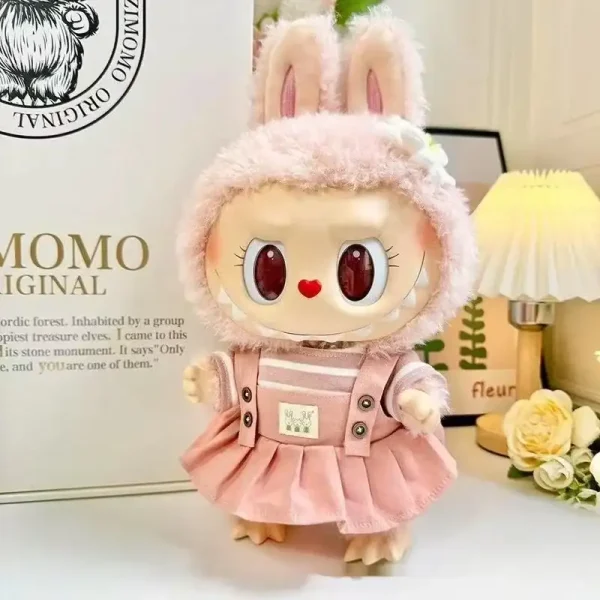 adorable casual outfit for 38cm labubu doll gift for doll lovers