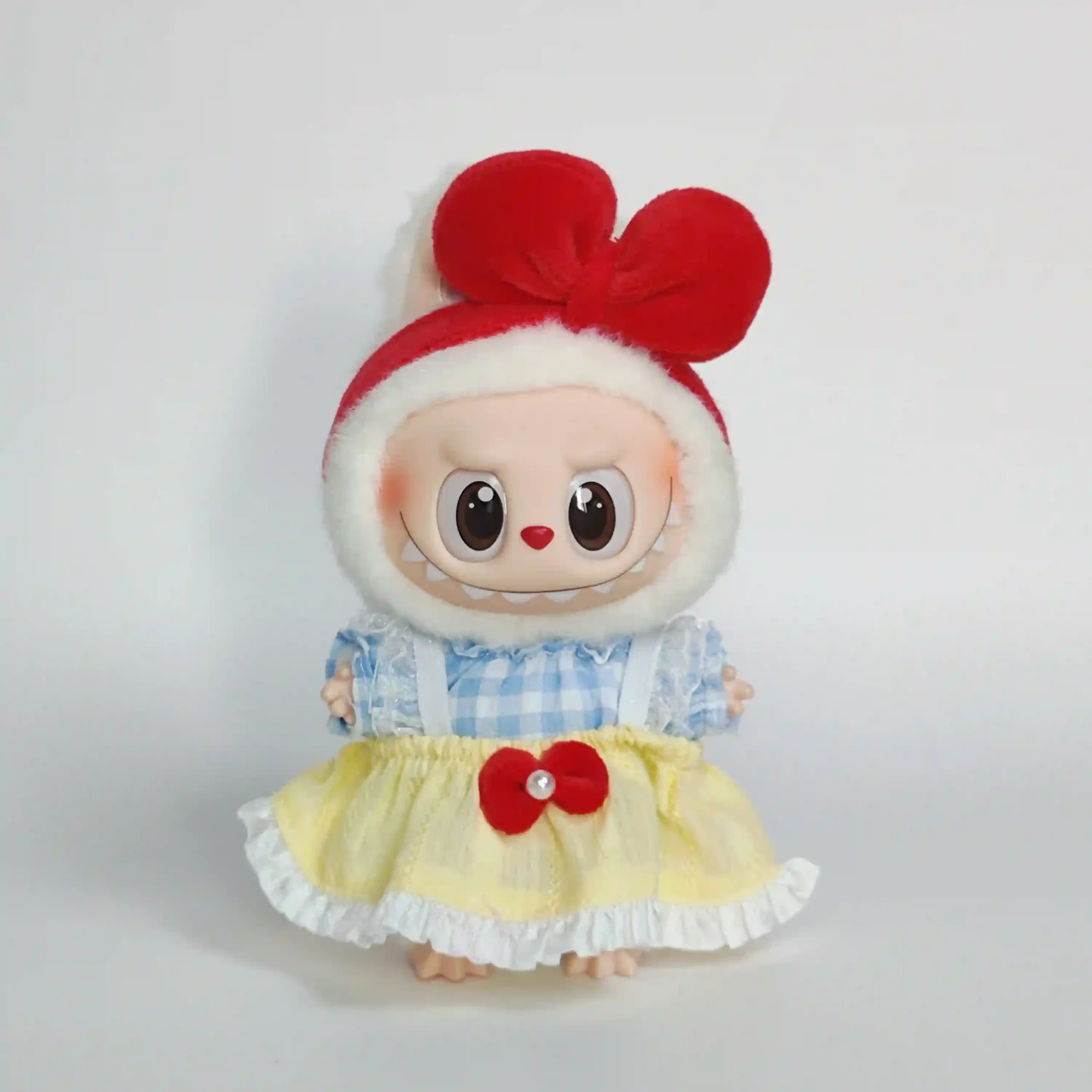 adorable crocheted cherry accessories Labubu outfit scaled