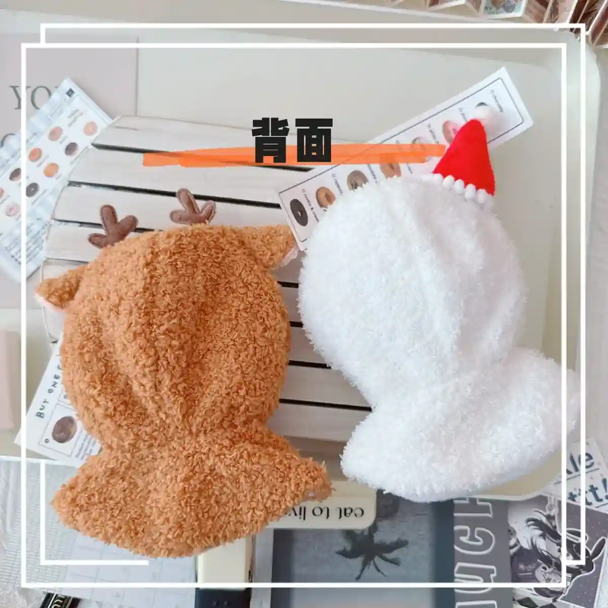 adorable labubu christmas accessories for 15 17cm dolls