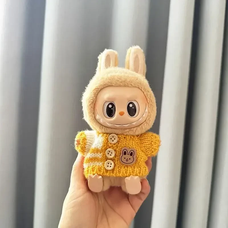 adorable labubu clothes outfit with matching hat and bag