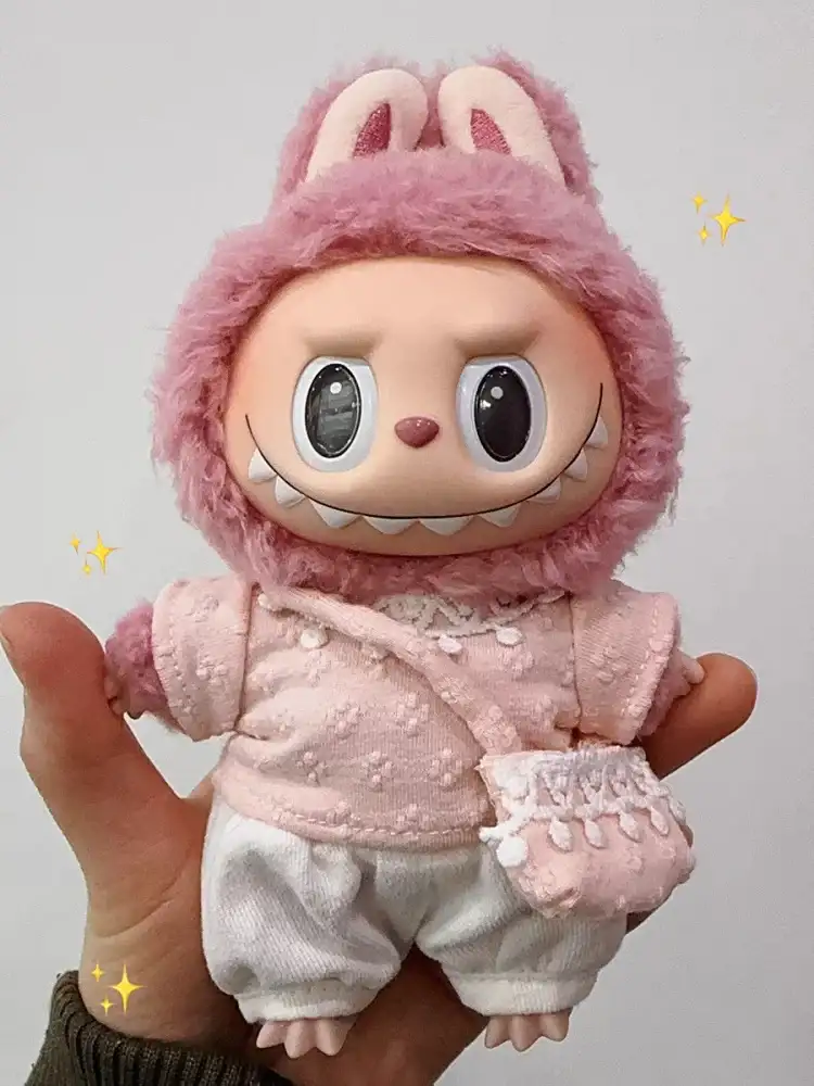 adorable labubu doll clothes bunny outfit 15 17cm dolls