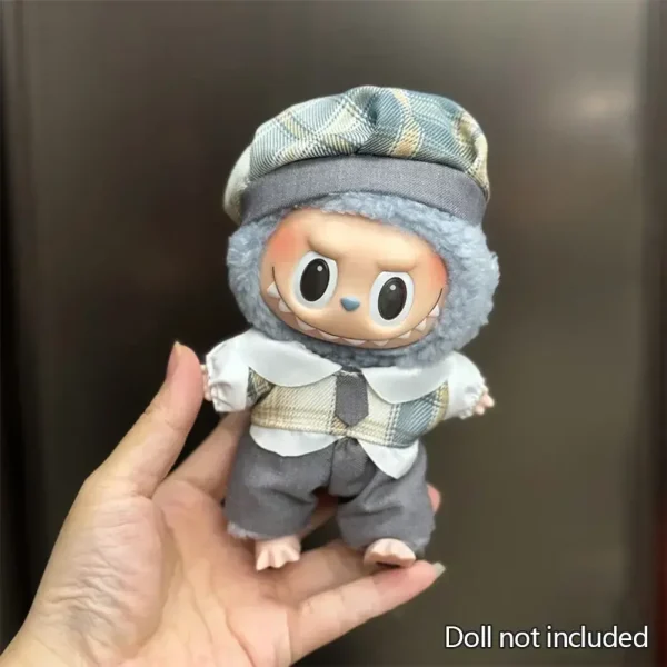 adorable labubu doll clothes bunny overalls spring outfit