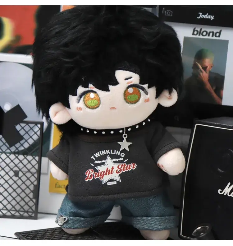 adorable labubu doll clothes hip hop style twinkling star