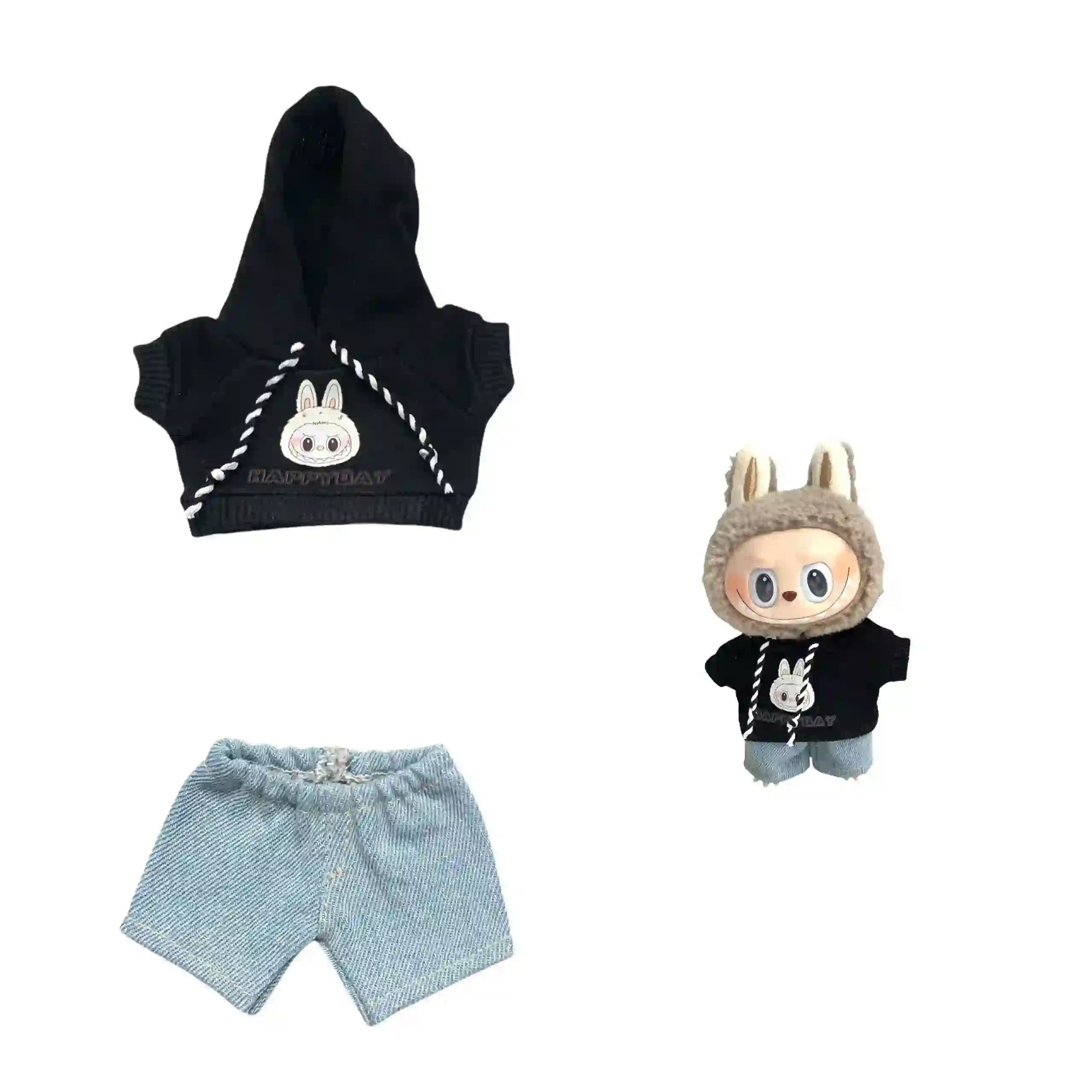 adorable labubu doll clothing set for kpop fans collectors