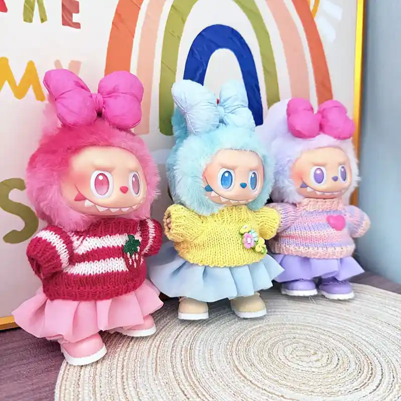 adorable labubu doll outfit bow headband included