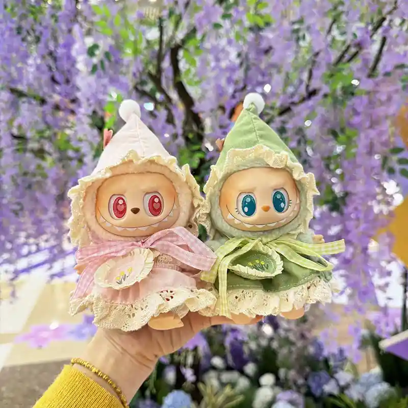 adorable labubu doll outfit hat dress bloomers accessories